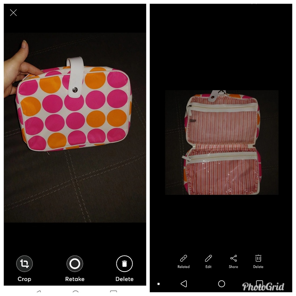 Lancome makeup bag
